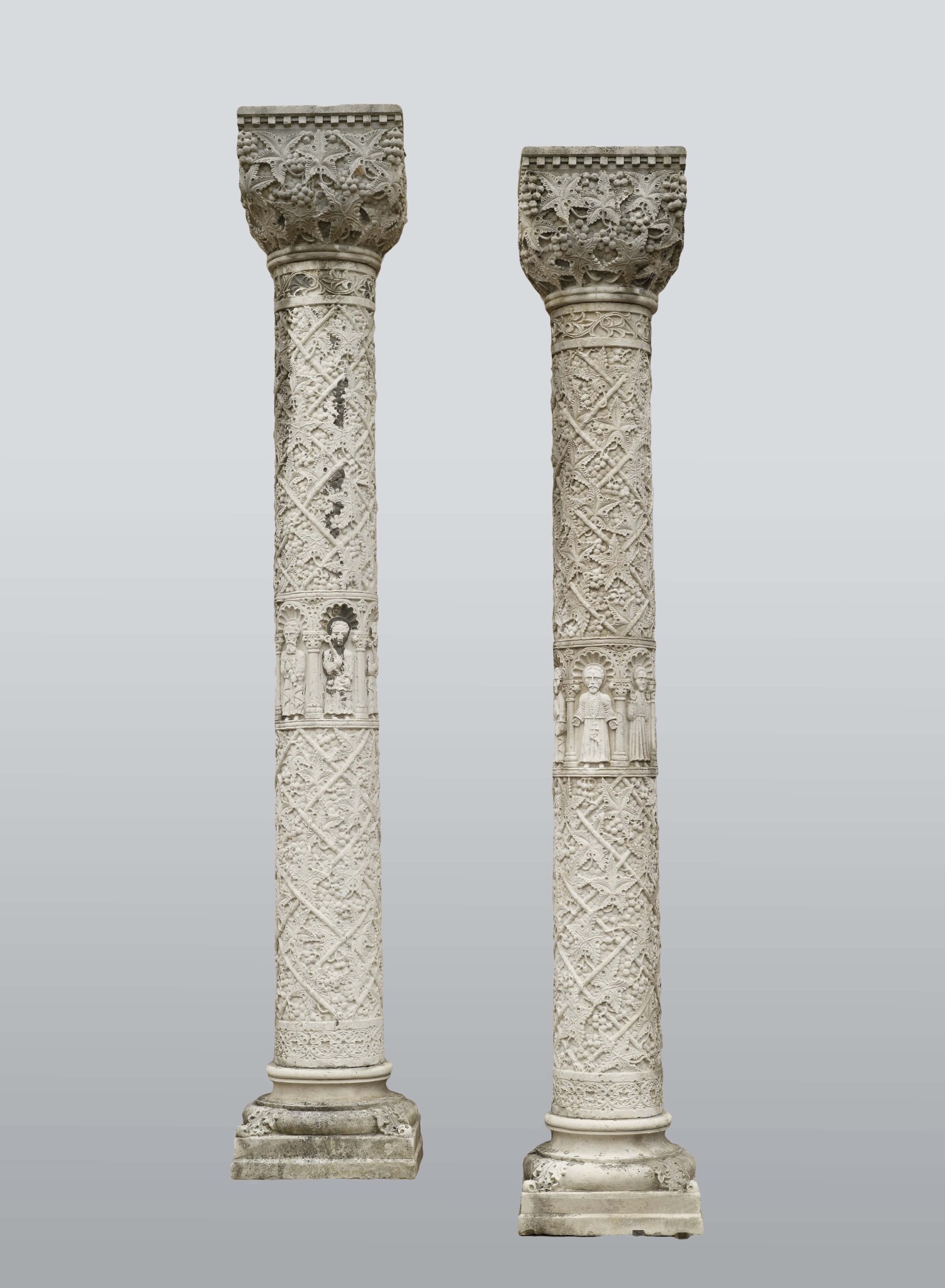 Coppia di colonne monumentali